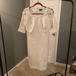Premise Dress with Lace Sleeves